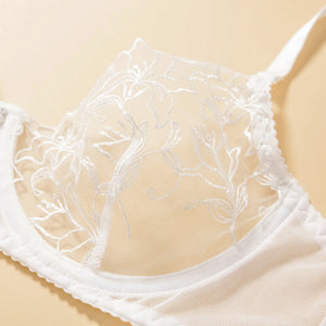 Lingerie fine ensemble cinq pièces sexy transparent Millésime - GUAPPAA