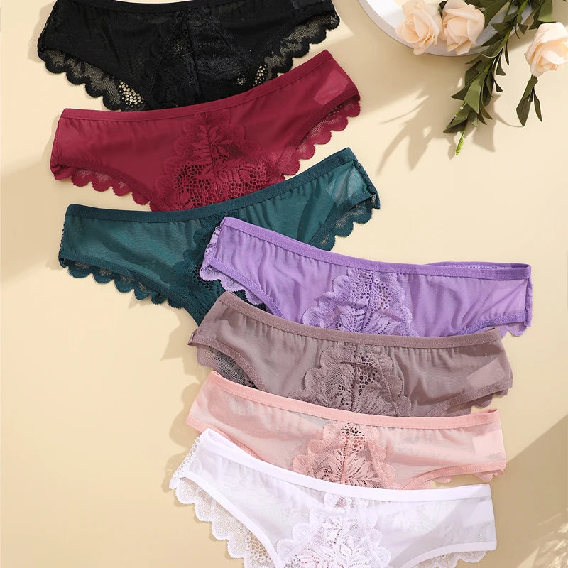 String en dentelle transparent sexy noir blanc rouge rose Ilea - GUAPPAA
