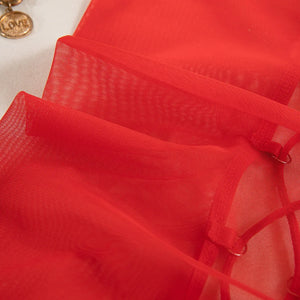 Robe lingerie sexy transparente avec string Voilage - GUAPPAA