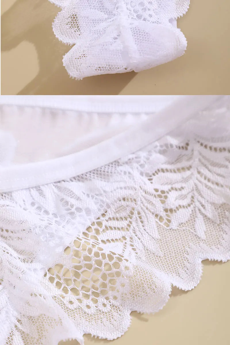String en dentelle transparent sexy noir blanc rouge rose Ilea - GUAPPAA