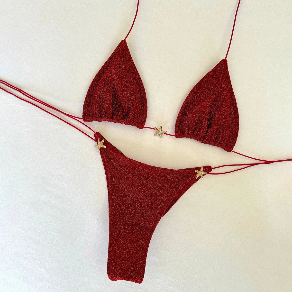 Micro bikini string ficelle brésilien Petite étoile - GUAPPAA