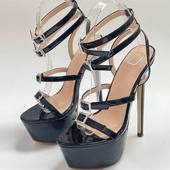 Sandales à talons hauts plateforme 15cm Sommum - GUAPPAA