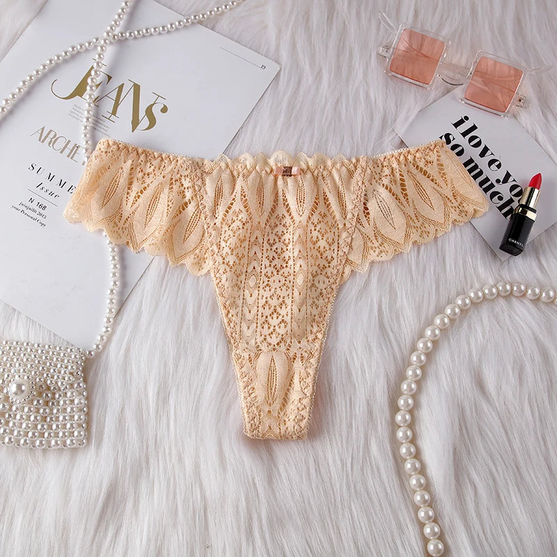 String dentelle taille basse femme à laçage au dos Tumulte - GUAPPAA