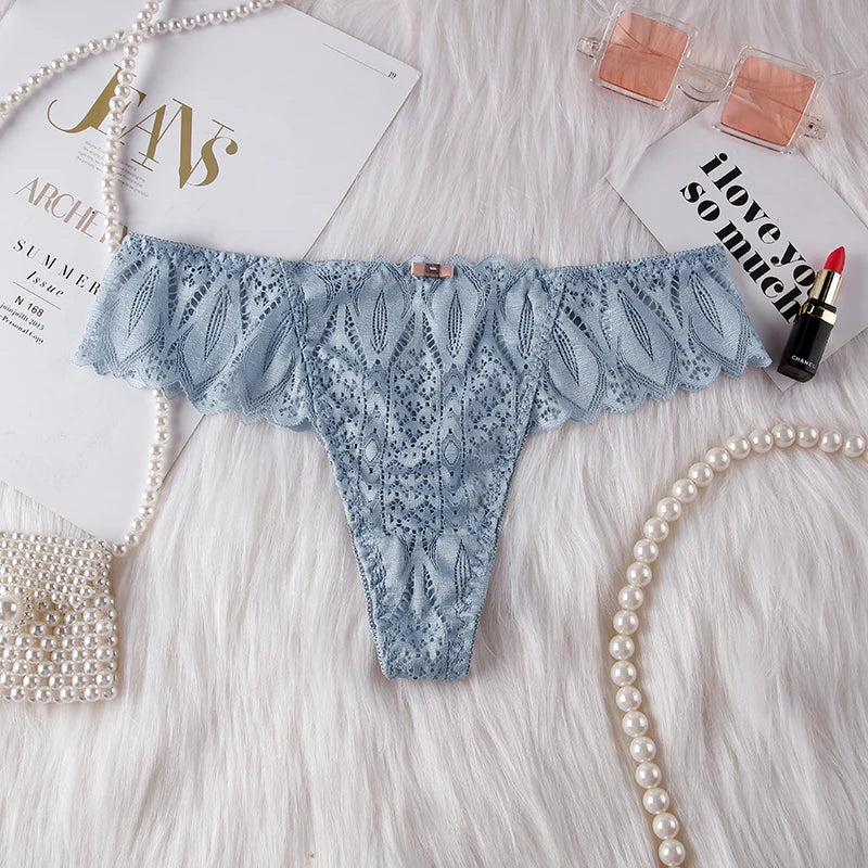 String dentelle taille basse femme à laçage au dos Tumulte - GUAPPAA