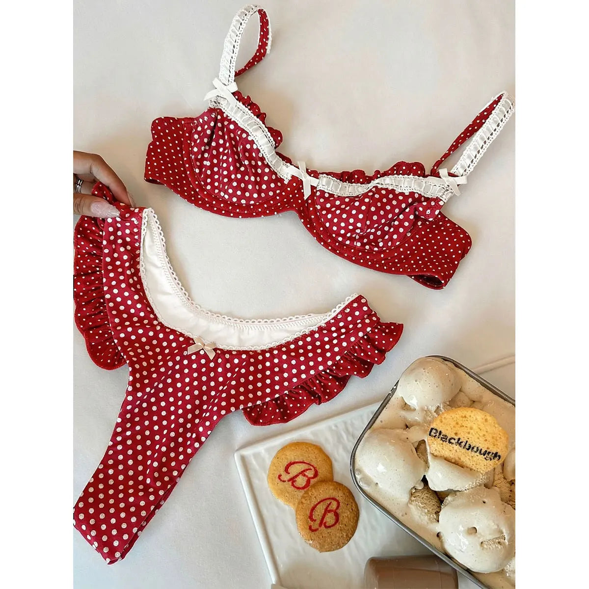 Deuxième imprimé floral du bikini Cala Serena