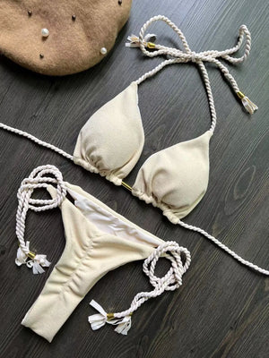 Bikini string tanga ficelles push-up deux pièces Becerra - GUAPPAA