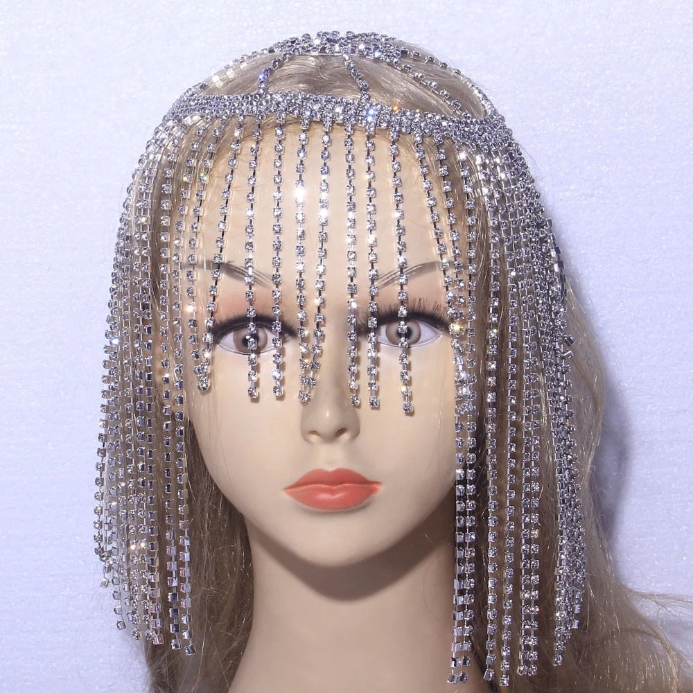 Perruque à strass bijoux Scintillante - GUAPPAA