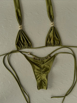 Micro bikini brésilien taille basse Dénia