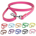 Sexy Leather Traction Lead Leash Rope Collars Strap Chains Choker Men Women Cosplay Props Bundle Belt Hauling Cable - GUAPPAA