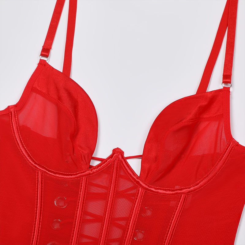 Ensemble corset lingerie trois pièces érotique Gratitude - GUAPPAA