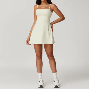 Robe short de tennis et de ville sport chic femme élégante Terre Battue - GUAPPAA