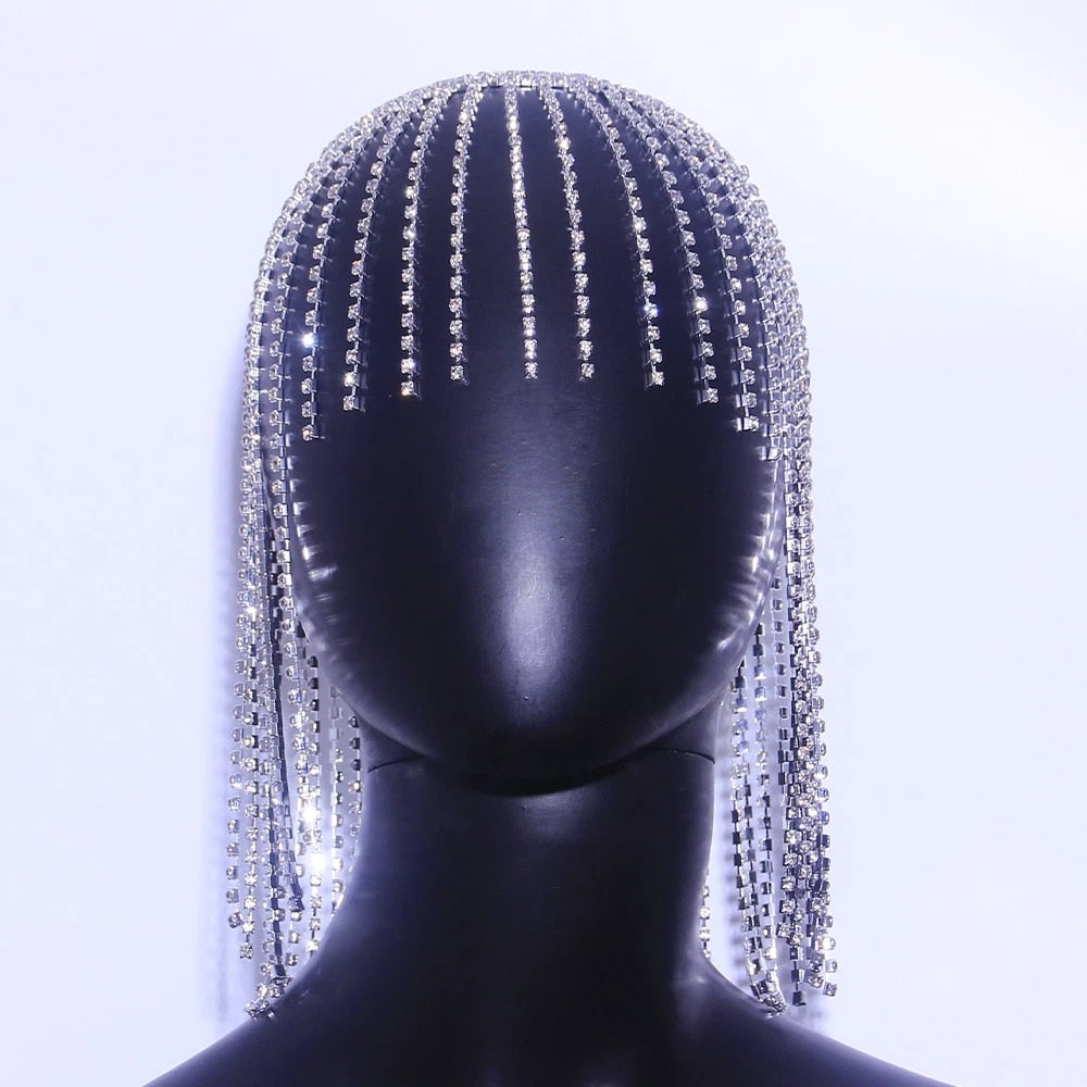Perruque à strass bijoux Scintillante - GUAPPAA