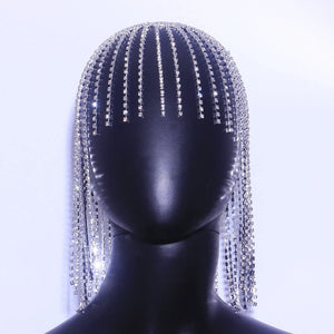 Perruque à strass bijoux Scintillante - GUAPPAA