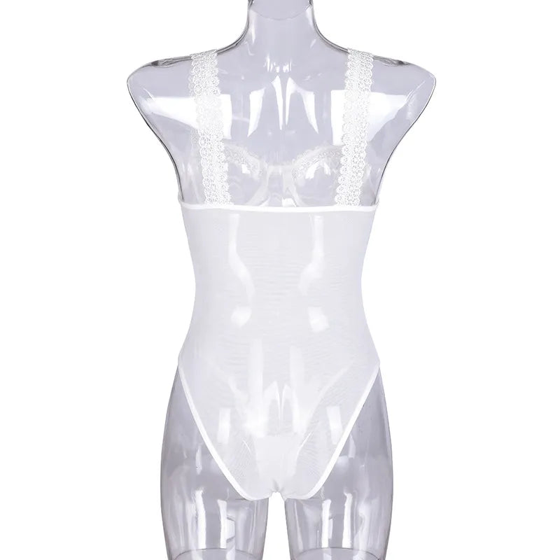 Body en dentelle transparente sexy Nelias - GUAPPAA