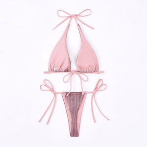 Bikini string ficelle sexy brillant push-up Molina - GUAPPAA