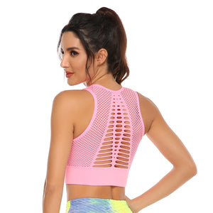 Haut crop-top de sport dos aéré pour femme Extrême - GUAPPAA