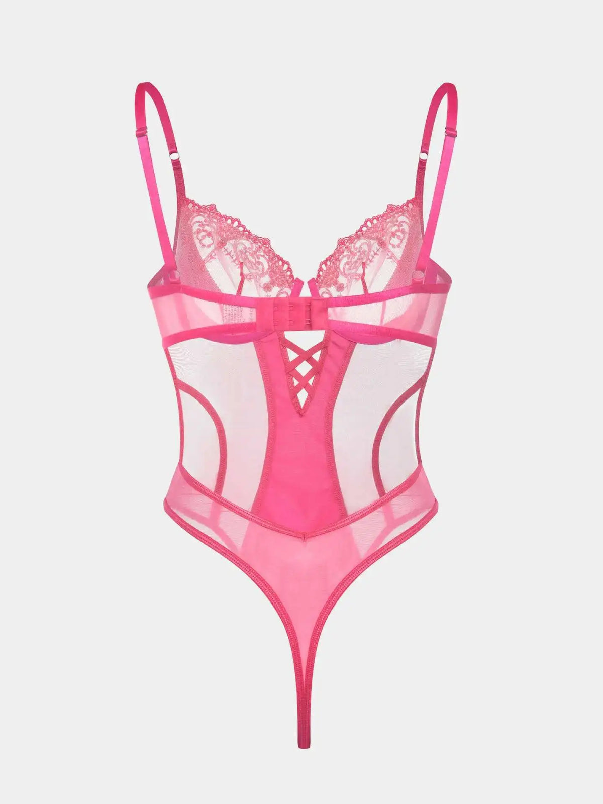 Transparence du body en dentelle La Rose Magnétique