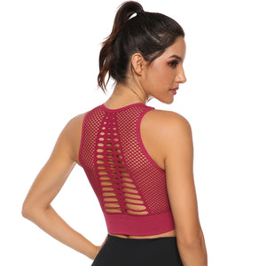 Haut crop-top de sport dos aéré pour femme Extrême - GUAPPAA
