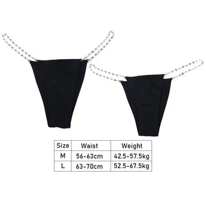 string taille basse à chaînes Dita - GUAPPAA