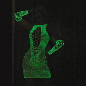 La Maille Nocturne, présentation du Modèle 2 de l’ensemble lingerie pour femme