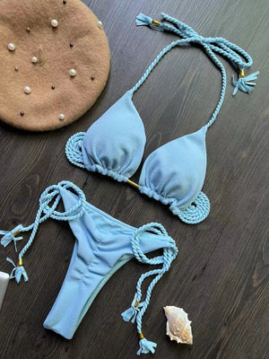 Bikini string tanga ficelles push-up deux pièces Becerra - GUAPPAA