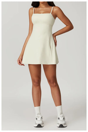 Robe short de tennis et de ville sport chic femme élégante Terre Battue - GUAPPAA