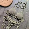 Bikini string tanga ficelles push-up deux pièces Becerra - GUAPPAA