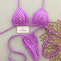 Micro bikini brésilien imprimé Palma avec haut triangle et bas taille basse