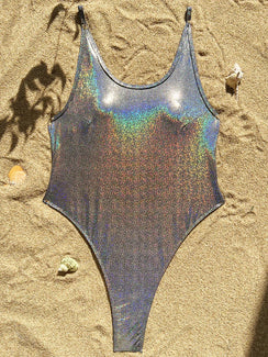 Sitges - monokini pailleté tanga sculptant femme