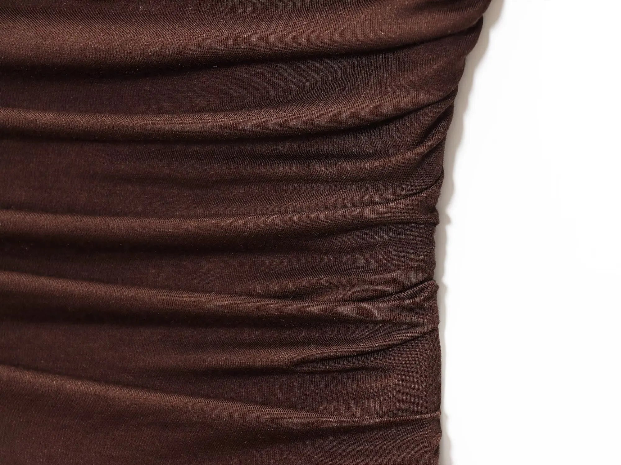 Tombé longueur cheville de la robe bustier L’Éclat Serein