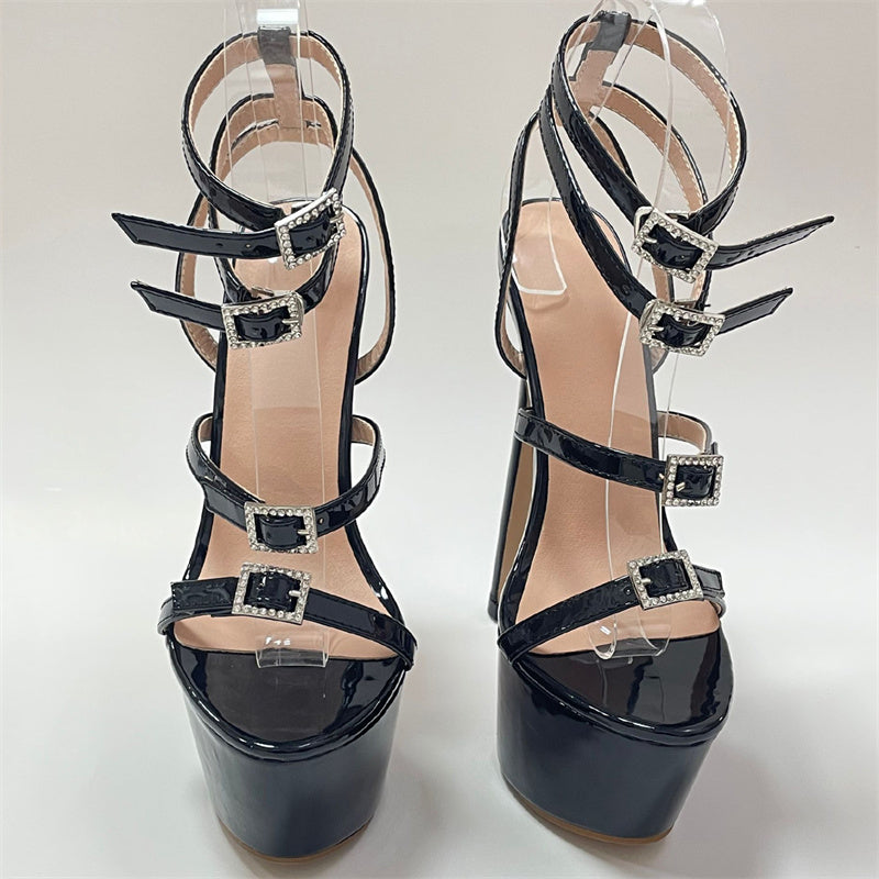 Sandales à talons hauts plateforme 15cm Sommum - GUAPPAA