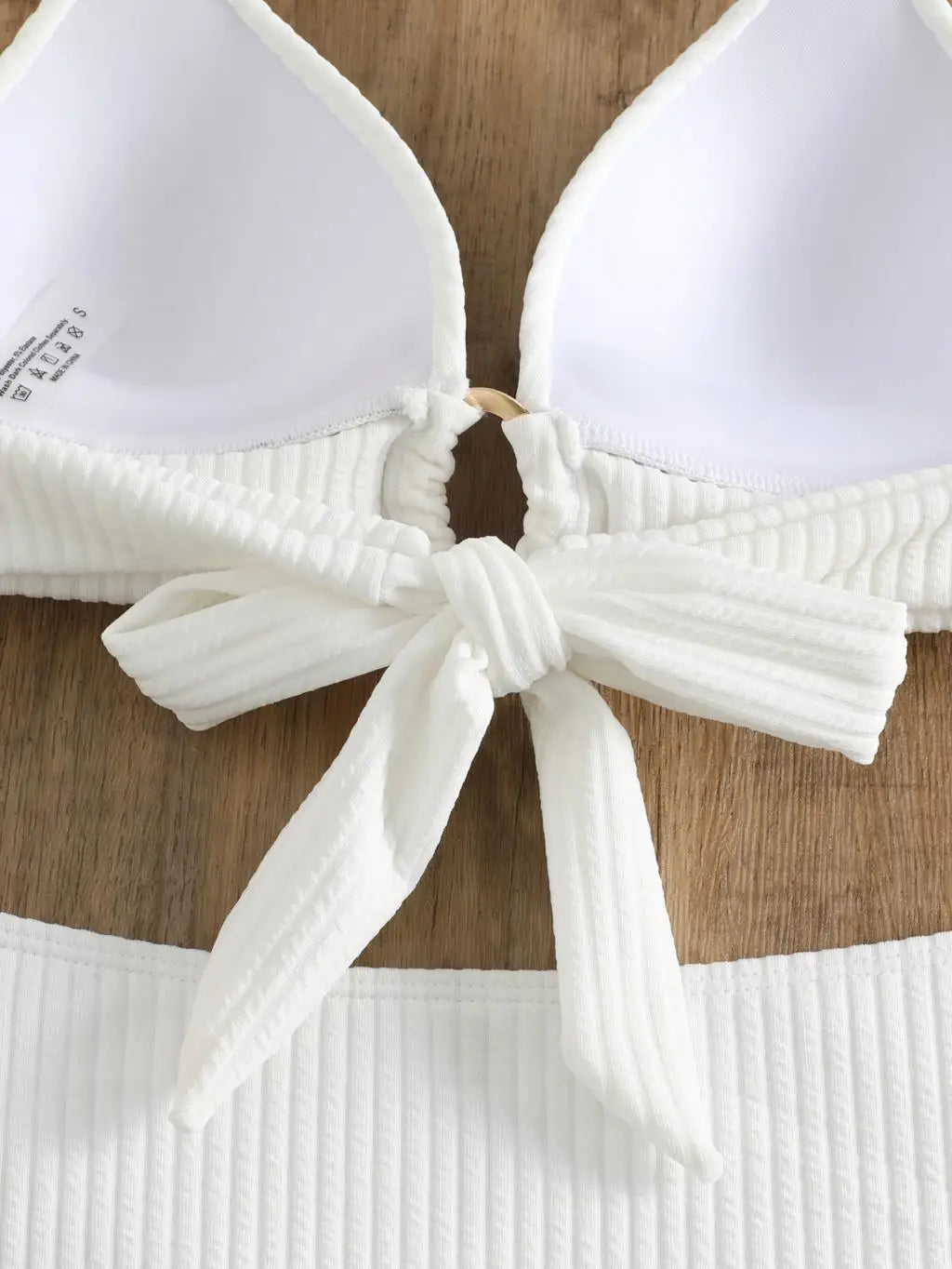 Maillot de bain blanc deux pièces push-up femme Notonne - GUAPPAA