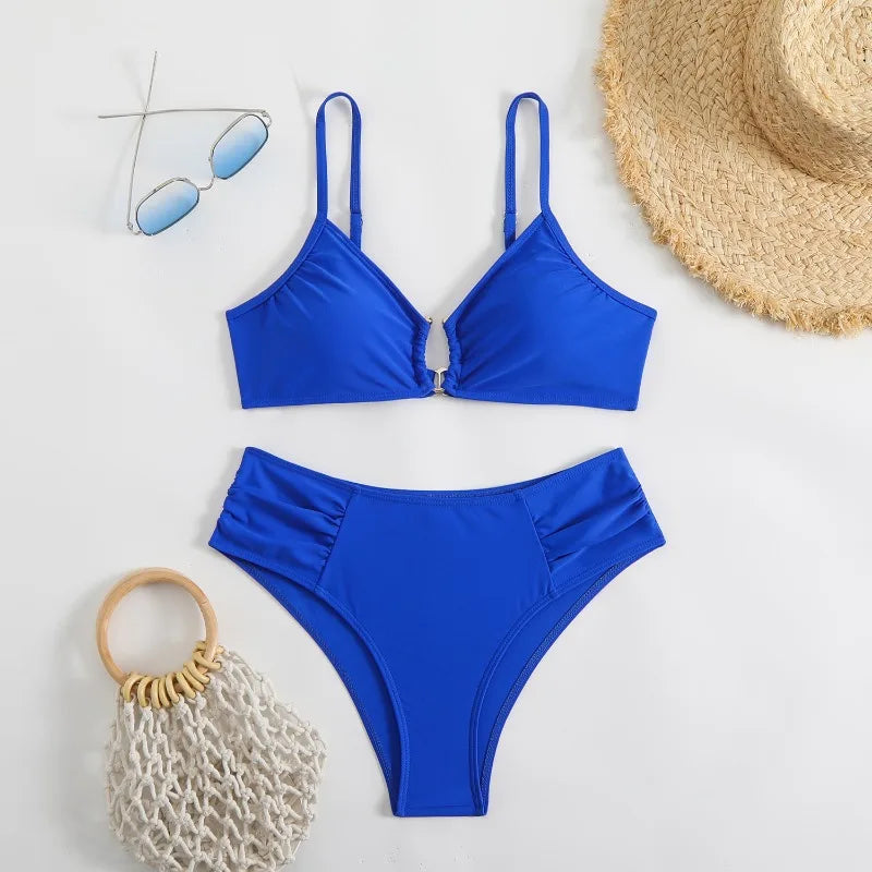 Bikini L’Épure Chromatique, vue principale du modèle triangle deux pièces rembourré pour femme