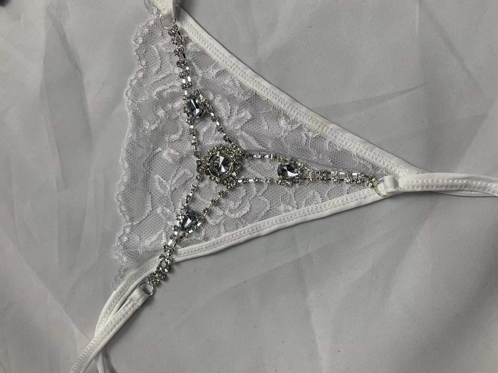 Micro string ficelle à strass sexy femme Locace - GUAPPAA