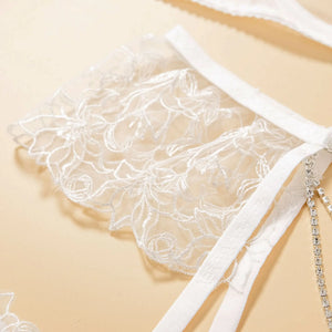 Lingerie fine ensemble cinq pièces sexy transparent Millésime - GUAPPAA