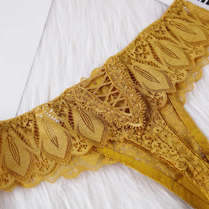 String dentelle taille basse femme à laçage au dos Tumulte - GUAPPAA