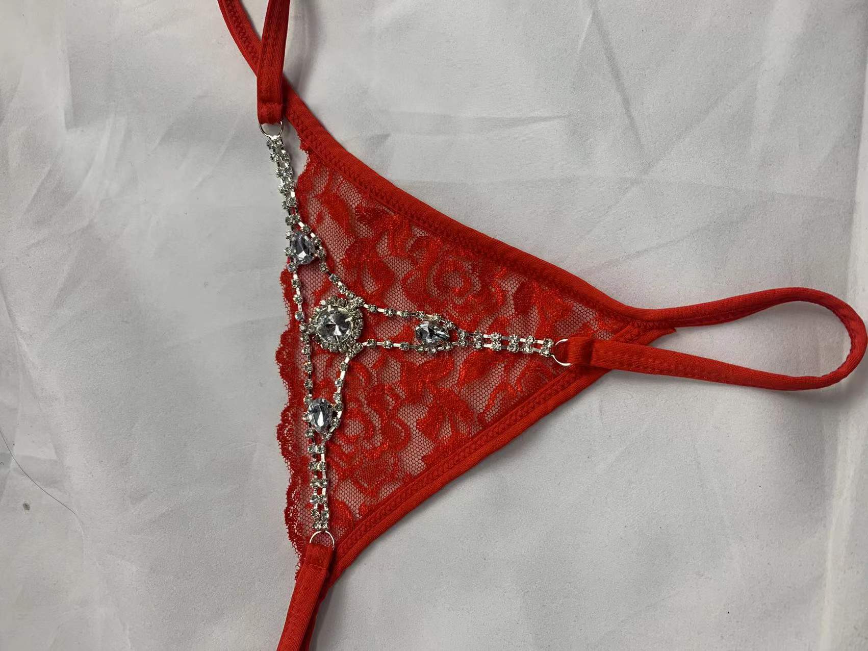 Micro string ficelle à strass sexy femme Locace - GUAPPAA