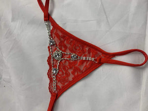 Micro string ficelle à strass sexy femme Locace - GUAPPAA
