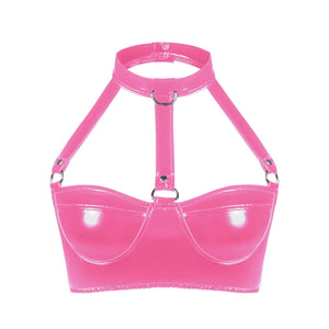 Soutien-gorge effet verni L’Éclat Verni, vue de profil de la construction sans armature