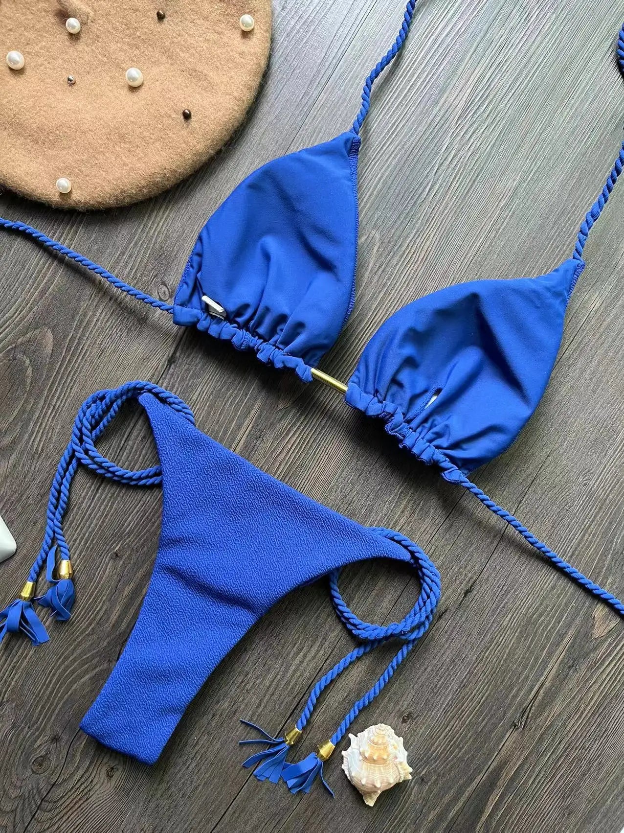 Bikini string tanga ficelles push-up deux pièces Becerra - GUAPPAA