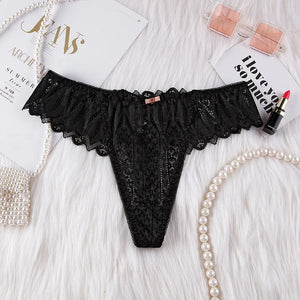String dentelle taille basse femme à laçage au dos Tumulte - GUAPPAA