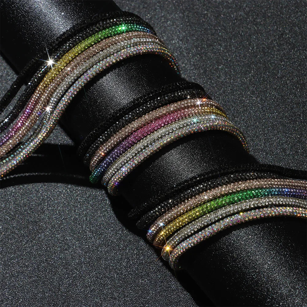 Lacets à strass brillants luxueux 100/120/140/160cm - GUAPPAA