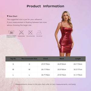 Robe métallique courte moulante sexy Olera - GUAPPAA
