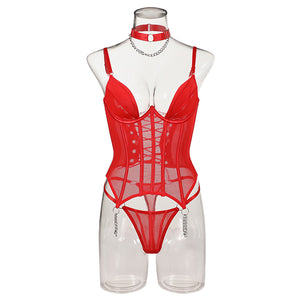 Ensemble corset lingerie trois pièces érotique Gratitude - GUAPPAA