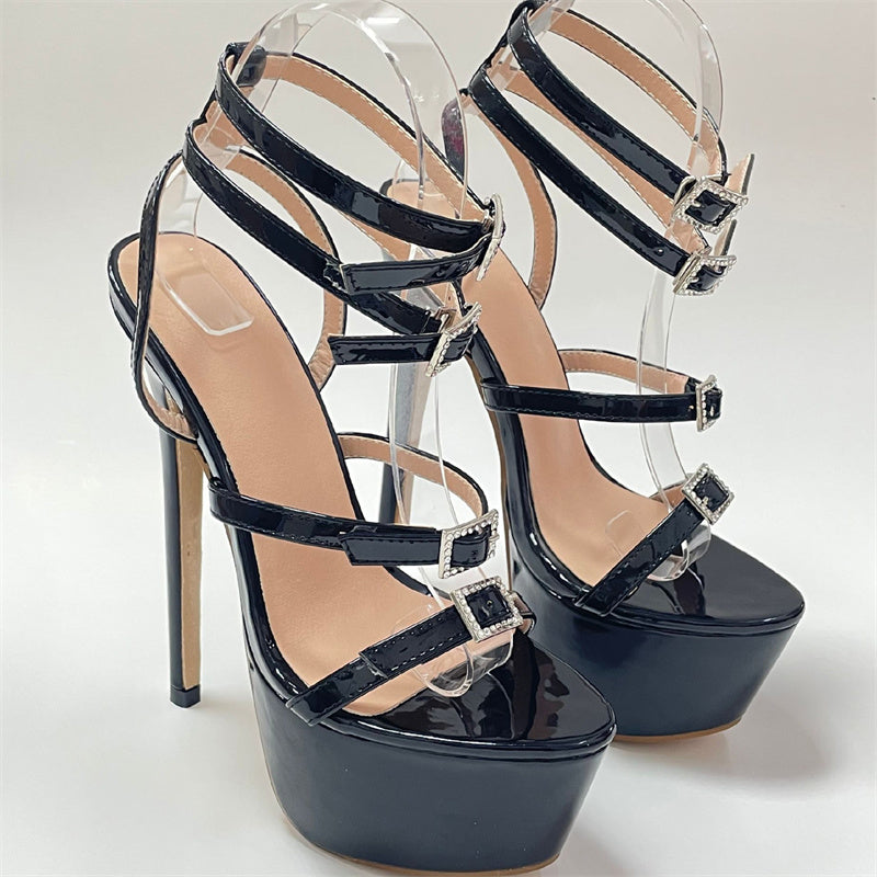 Sandales à talons hauts plateforme 15cm Sommum - GUAPPAA