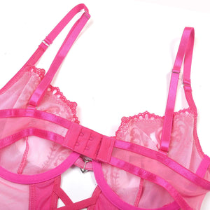 Silhouette complète du body La Rose Magnétique