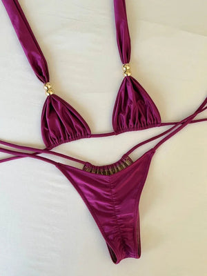 Détails lacés du bikini Jávea