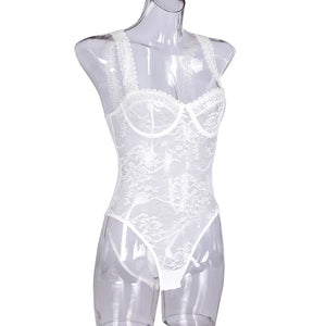 Body en dentelle transparente sexy Nelias - GUAPPAA