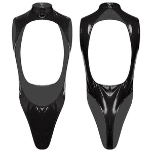 Vue de profil du body échancré La Magnétique