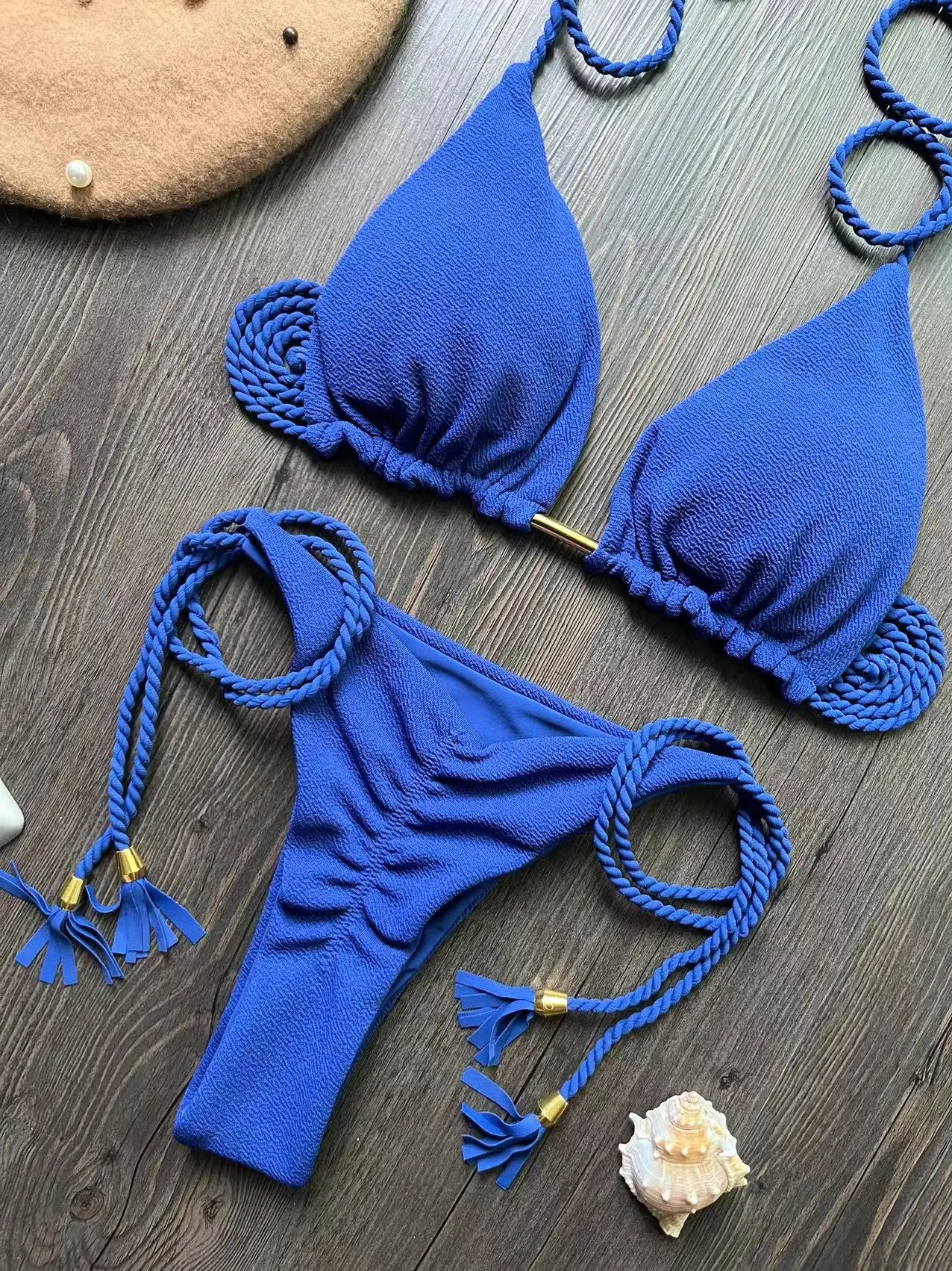 Bikini string tanga ficelles push-up deux pièces Becerra - GUAPPAA